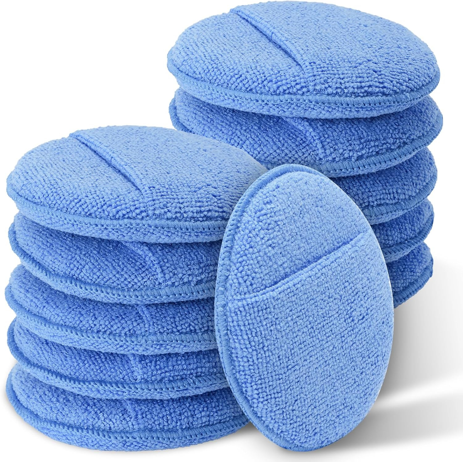 Wax Applicator Pads, 10 Pack Applicator Pad with Finger Pocket, Car Wax Applicat