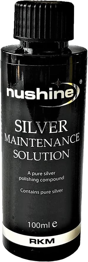 Nushine Silver Maintenance Solution - Restore & care for your antique metals