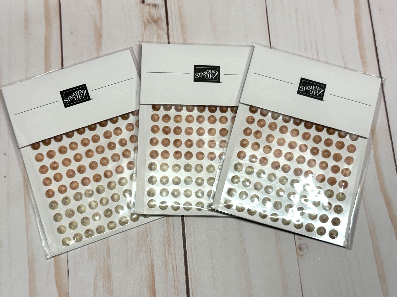 Stampin' Up! Adhesive-Backed Swirl Dots ~ NEW Lot of 3 ~ 120 in each pack