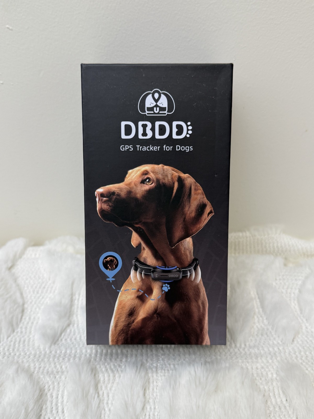 DBDD AI GPS Tracker for Dogs (30lbs+), Real Time Location and AI Vet Health M...