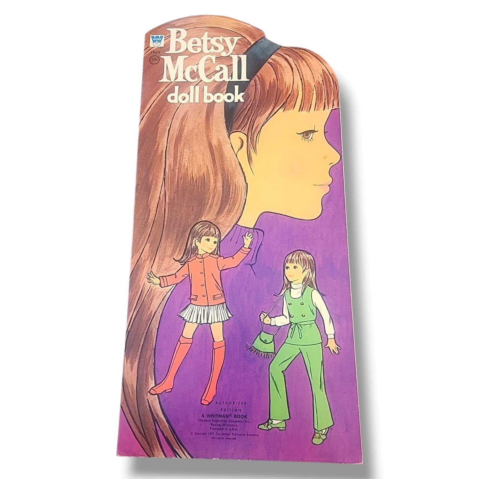 Betsy McCall Doll Book 1971 Whitman Uncut Die Cut Vintage Paper Dolls Mod 70s