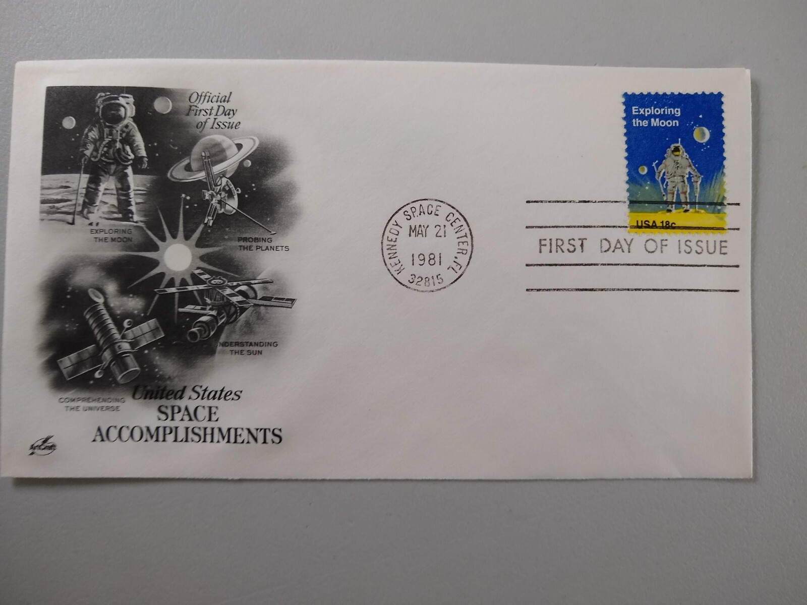 Letter Cover - United States Space Accomplishments