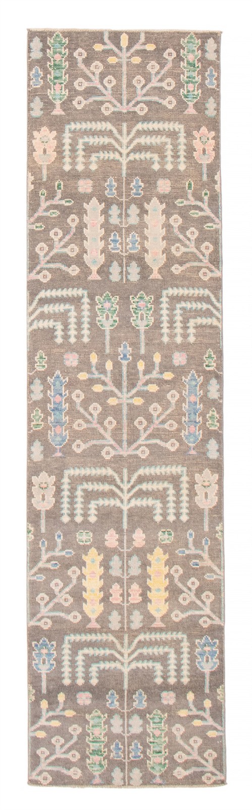 Vintage Hand-knotted Runner Rug 2'8" x 9'11" Traditional Oriental Wool Carpet