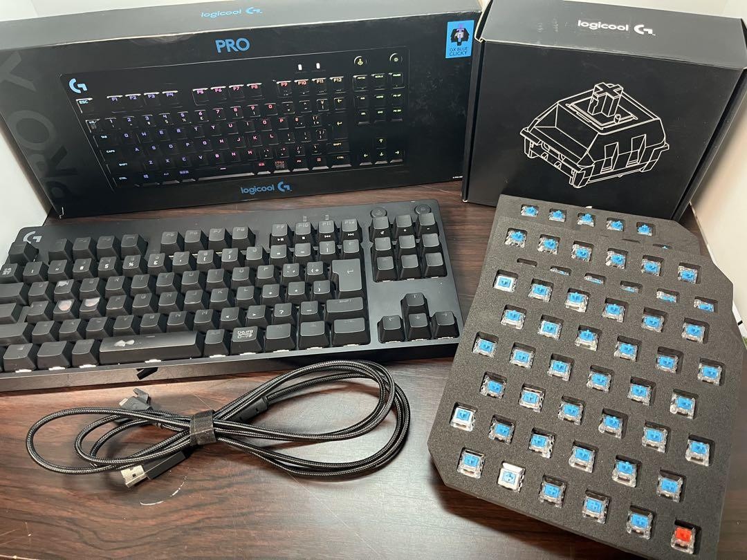 Logitech G G-pkb-002 Mechanical Gaming Keyboard Rgb Backlit Wired Usb