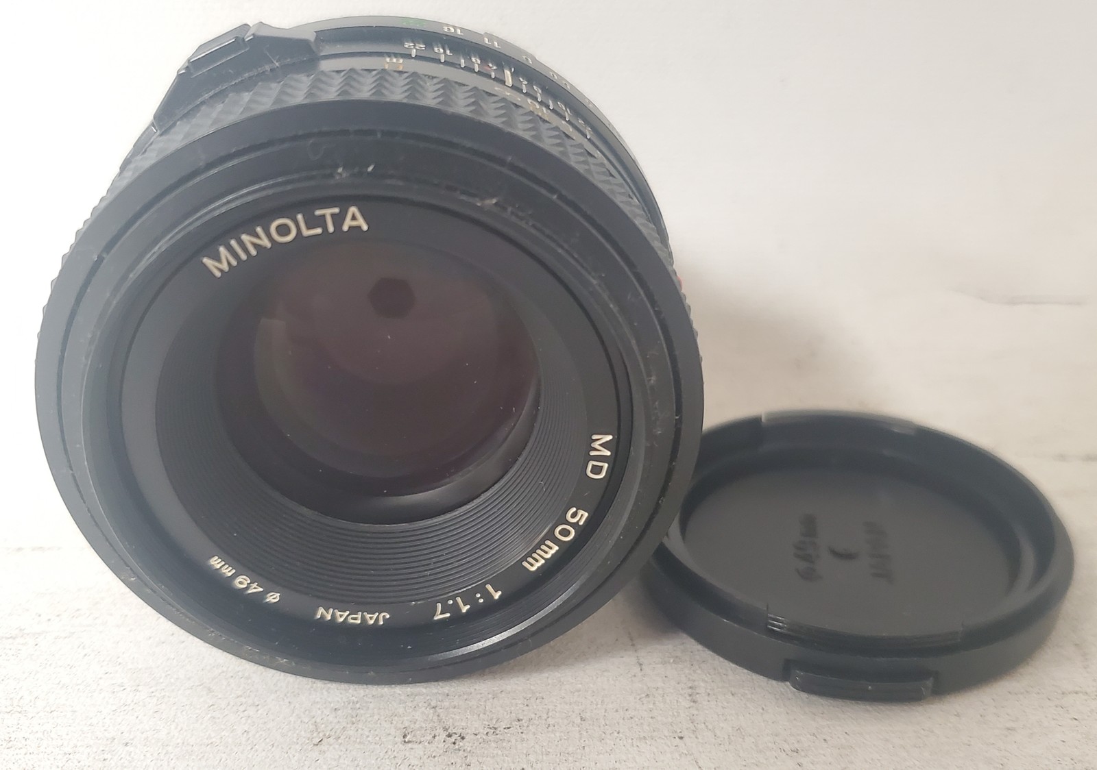 Vintage Minolta MD 50mm 1:1.7 Camera Lens