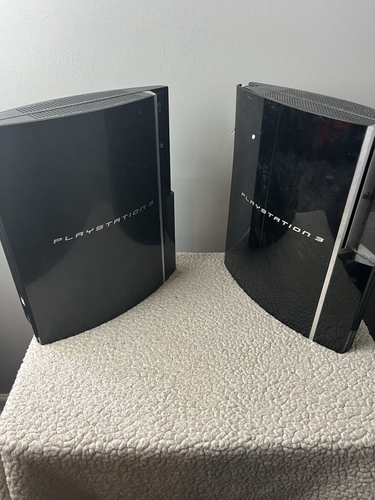 Lot of 2 Sony PlayStation 3 Consoles CECHK01 & CECHH01, For Parts or Repair