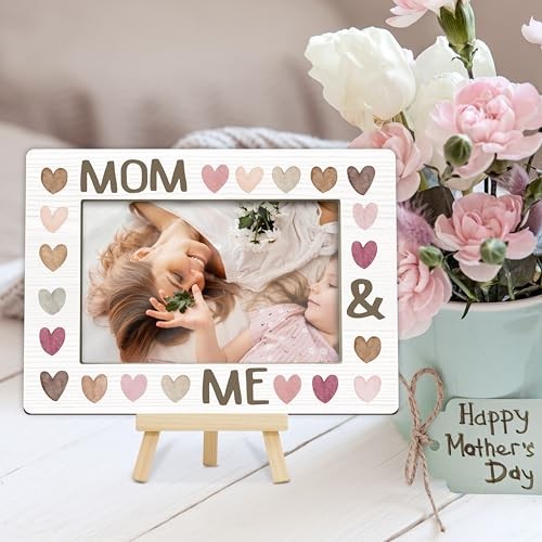 Picture Frame, Gift for New Mom, First Mother's Day Photo Frame Mommy & Me