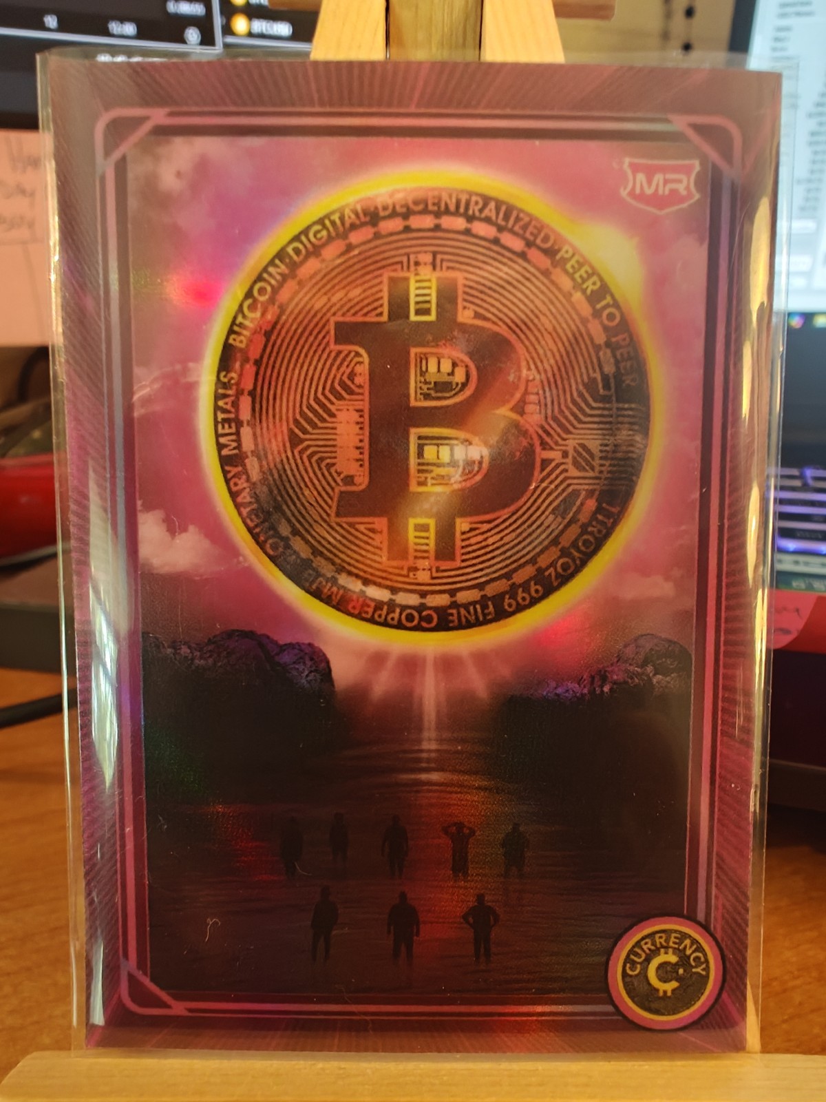 CARDSMITHS CURRENCY BITCOIN META RARE REFRACTOR INSERT SERIES 5 #MR1