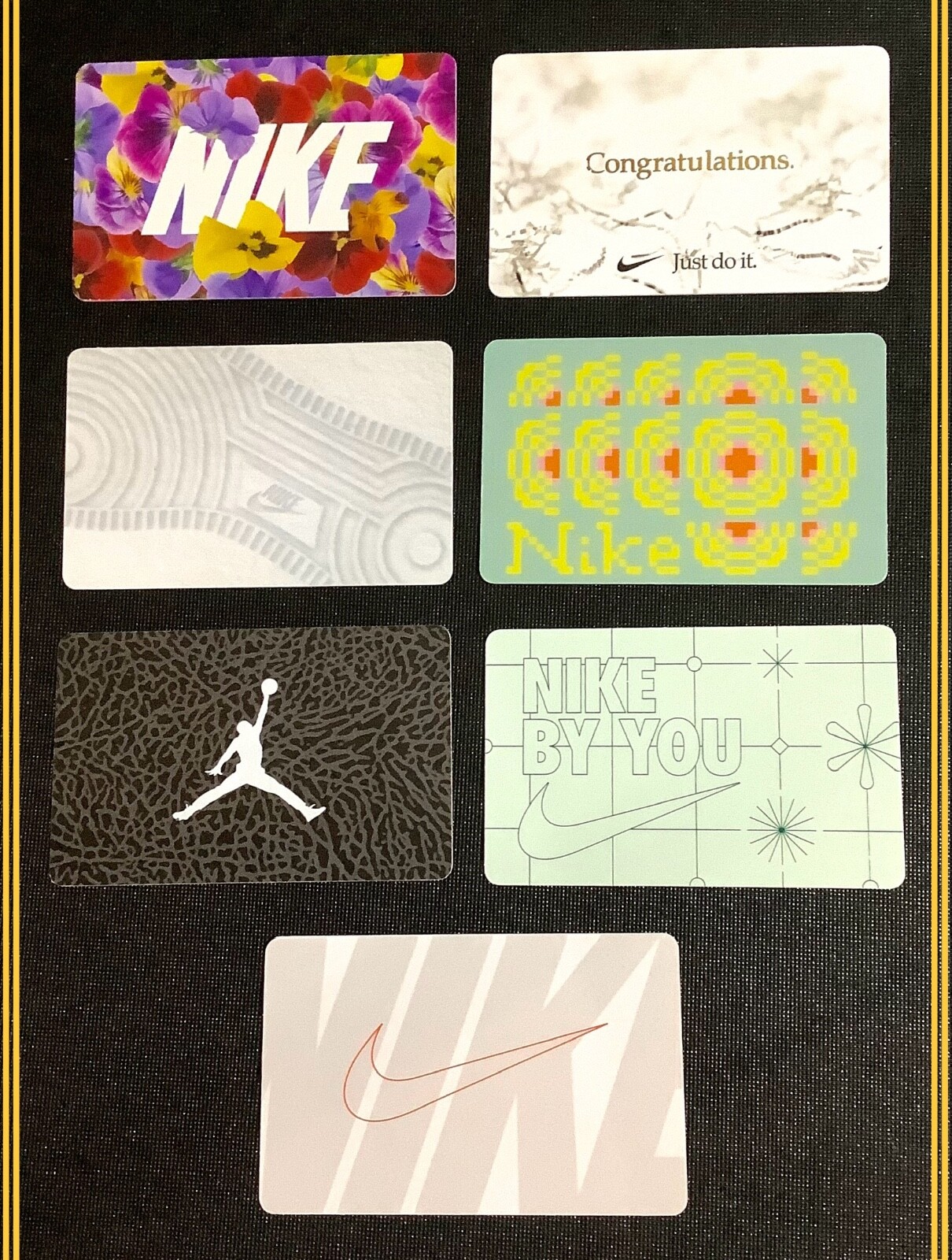 🇨🇦 CANADA & 🇺🇸 USA NIKE GIFT CARD —— LOT OF 7 CARD —— NEW