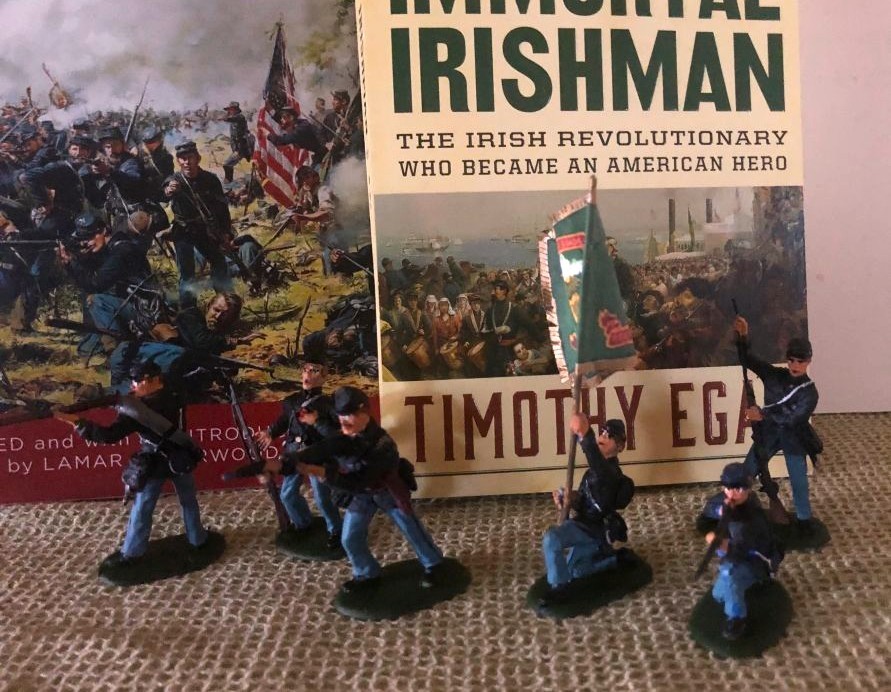 HAND PAINTED Civil War Toy Soldiers - The Irish Brigade!