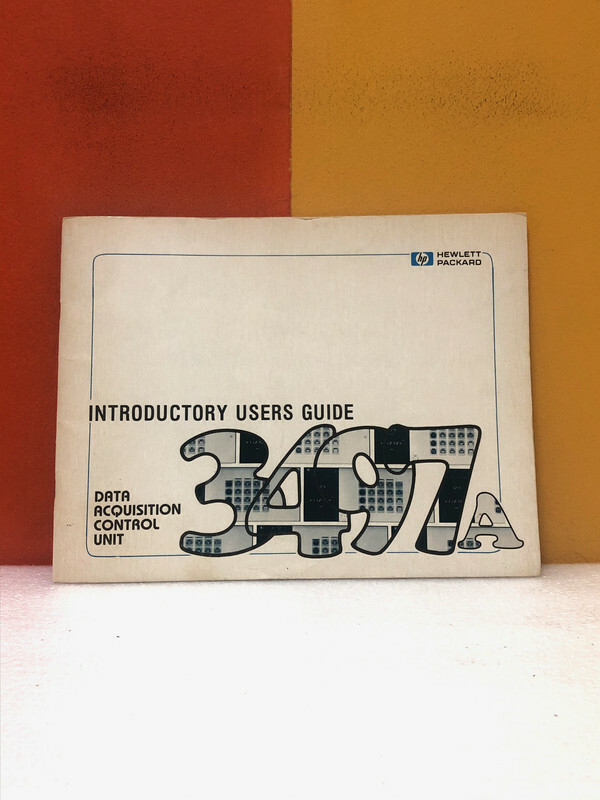 HP 3497A Data Acquisition Control Unit Manual