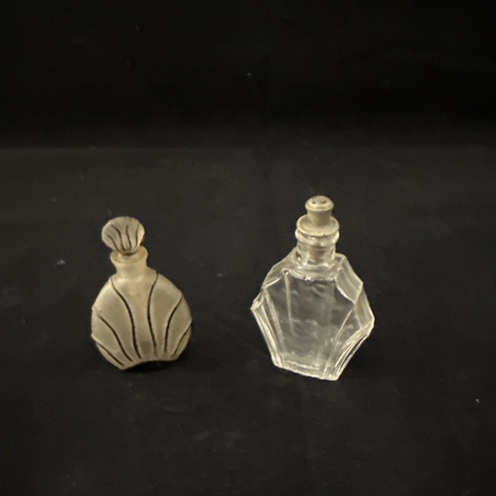 Vintage Holy Water Bottles.  Set of Two.