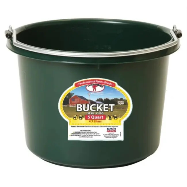 Miller Manufacturing Plastic Bucket Farm-Grade
