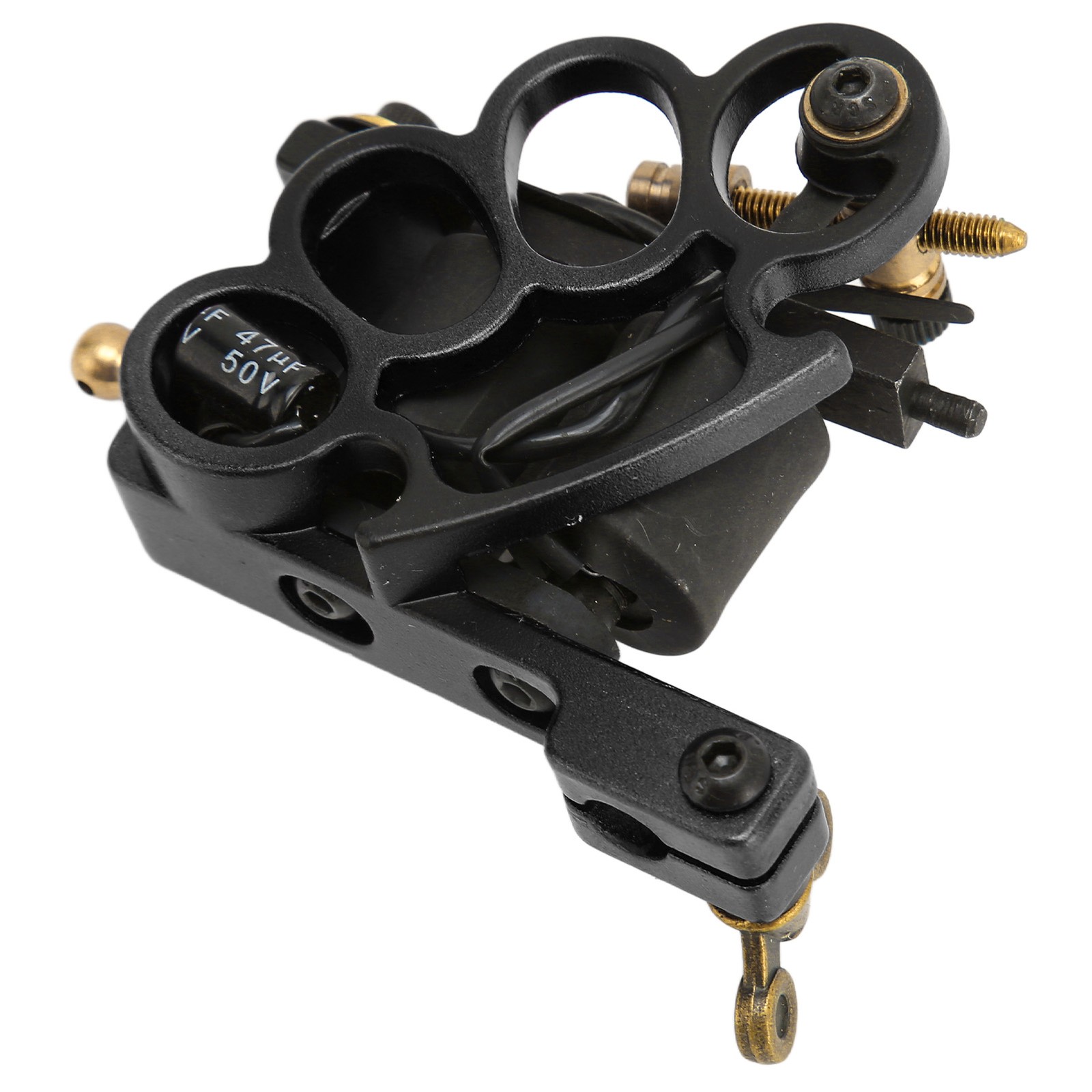 ♡ Black Tattoo Coil Machine 10 Wraps Liner Shader Lightweight Precise 5V Start