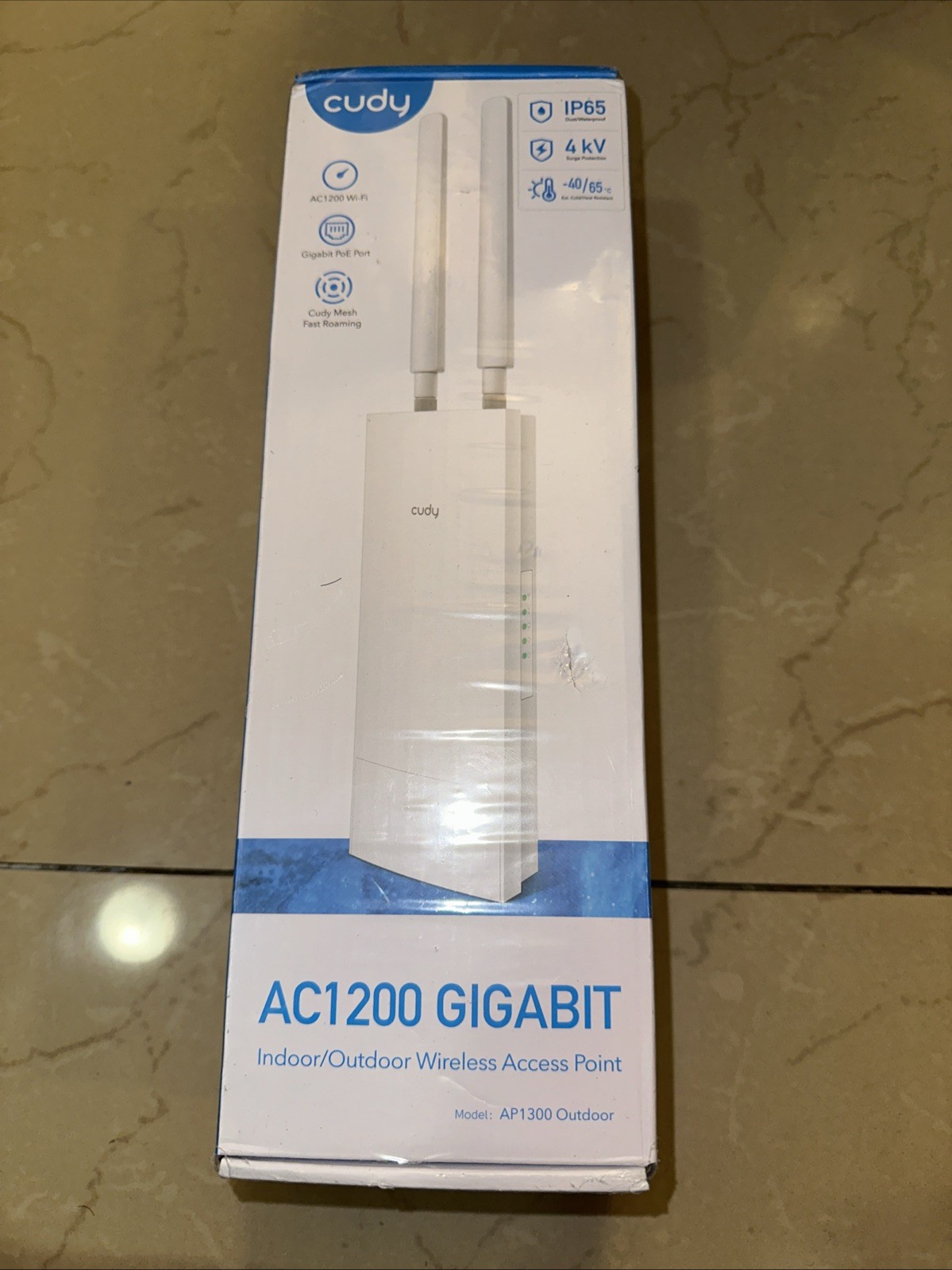 Outdoor AC1200 Gigabit Wireless Access Point, Outdoor WiFi Extender Waterproof