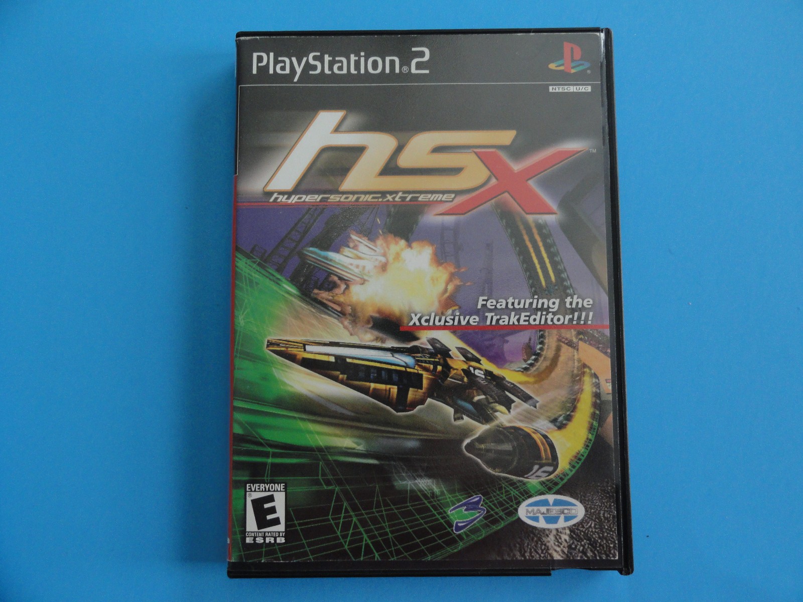 PS2 HSX HYPERSONIC.XTREME COVER ART IN BLOCKBUSTER VIDEO CASE
