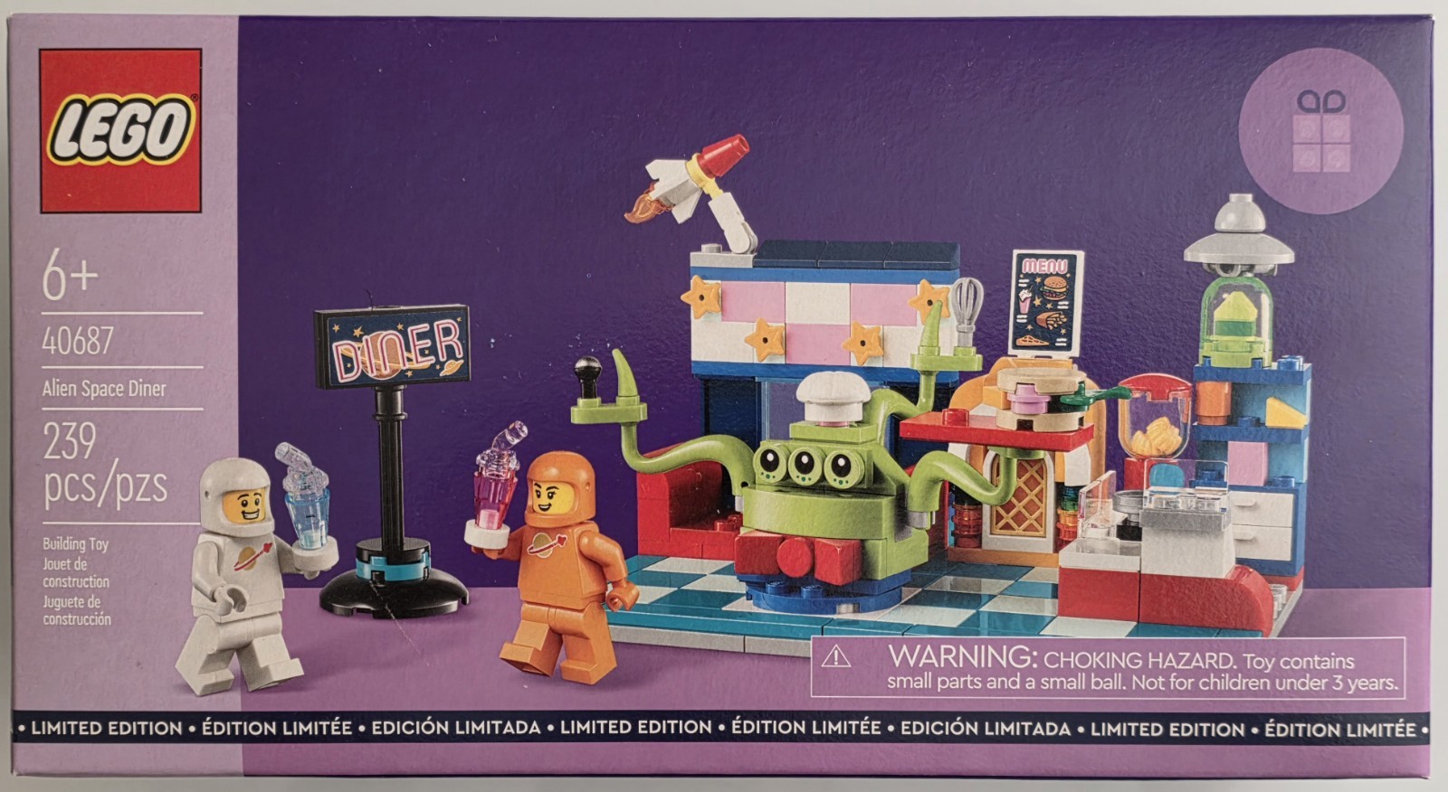 LEGO 40687 Alien Space Diner 👾 | NEW | SEALED | RETIRED | LIMITED EDITION |