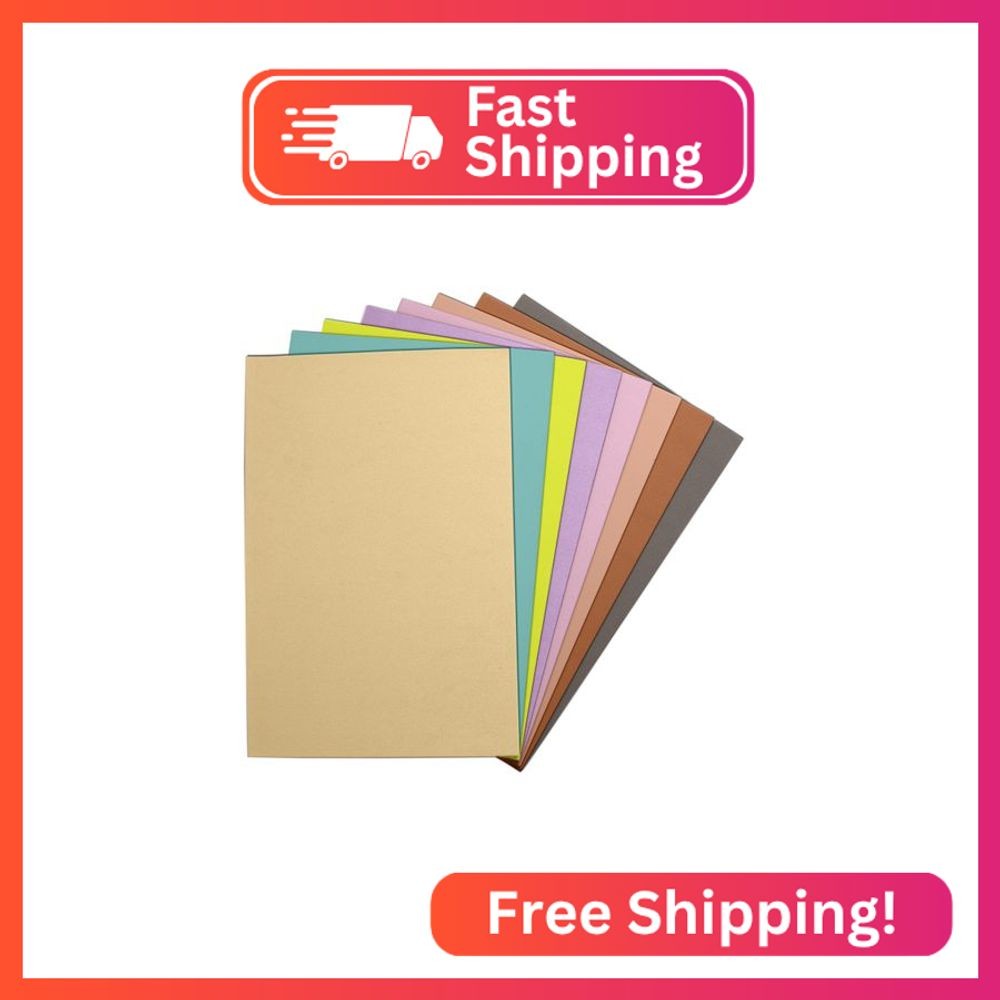 Pastel EVA Foam Sheets, 8 Assorted Colors, 6 x 9 Inch, 2mm Thick – Foam Paper fo