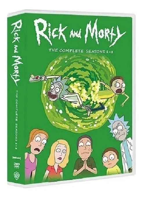 Rick and Morty : The Complete TV Series Season 1-8 (DVD 16-Discs Set) Sealed