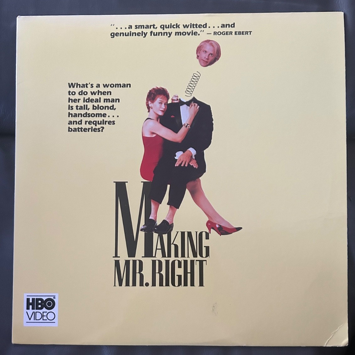Making Mr Right Laserdisc John Malkovich Ann Magnuson