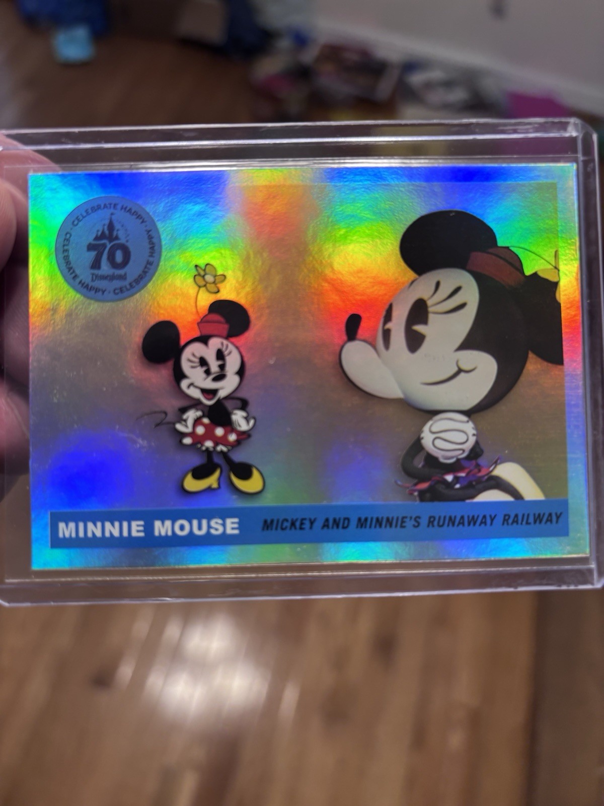 2025 Topps Disneyland 70th Anniversary Minnie Mouse Rainbow Foil T55-11