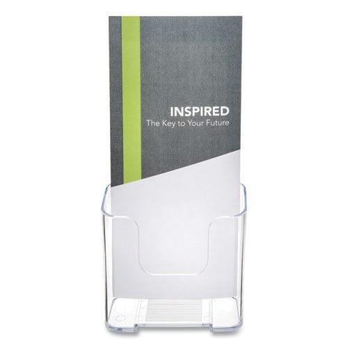 deflecto Countertop/Wall-Mount DocuHolder, Leaflet Size, 4.37x3.25x3.87, 5/Pack