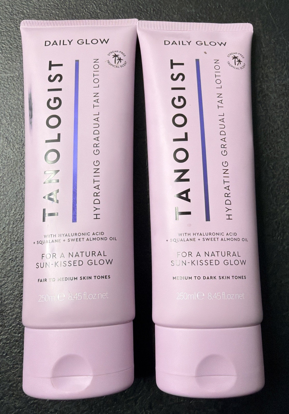 Tanologist Daily Glow Hydrating Gradual Tan Lotion Medium To Dark 8.45 oz - 2 PK