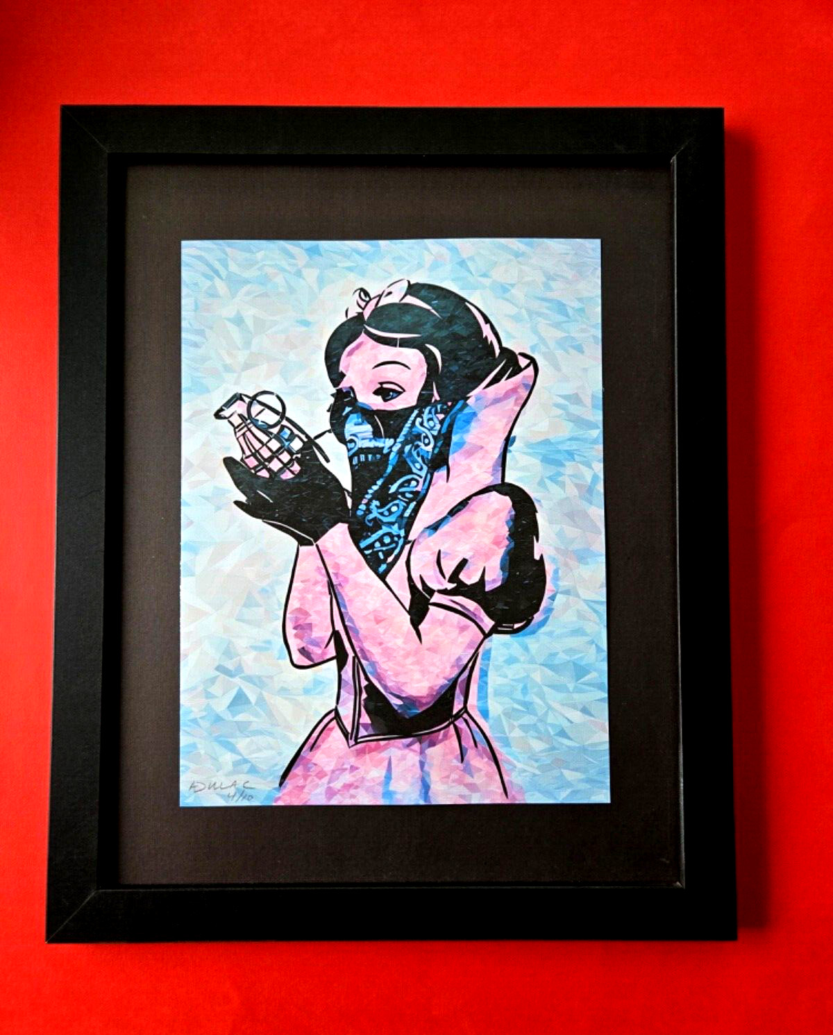 💎 ALEXANDER DULAC | MY BANKSY SNOW WHITE Hand Signed AuthenticEd. of 10 COA