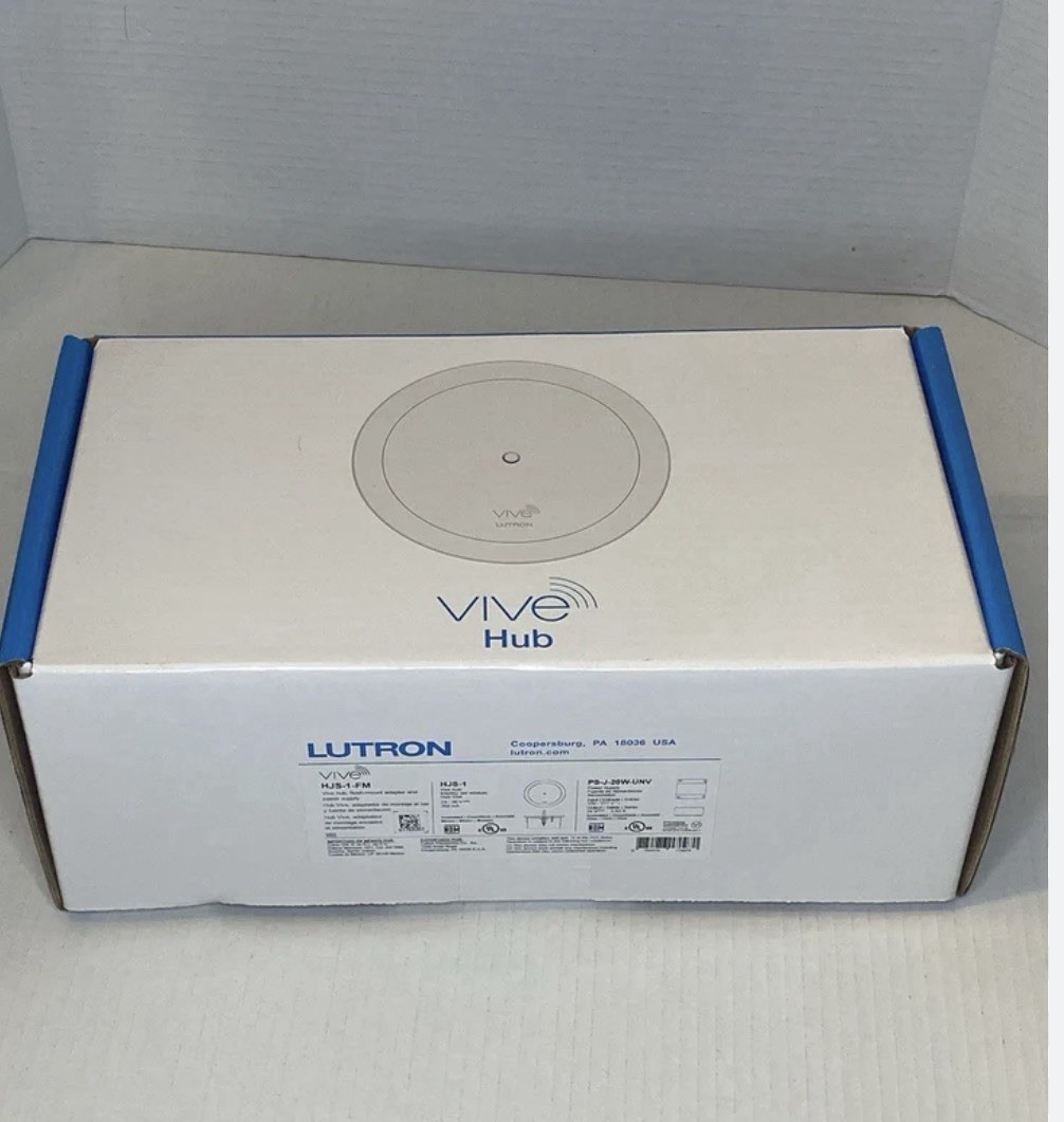 Lutron HJS-1-SM Vive Wireles Hub SURFACE MOUNT HJS1SM NEW IN BOX