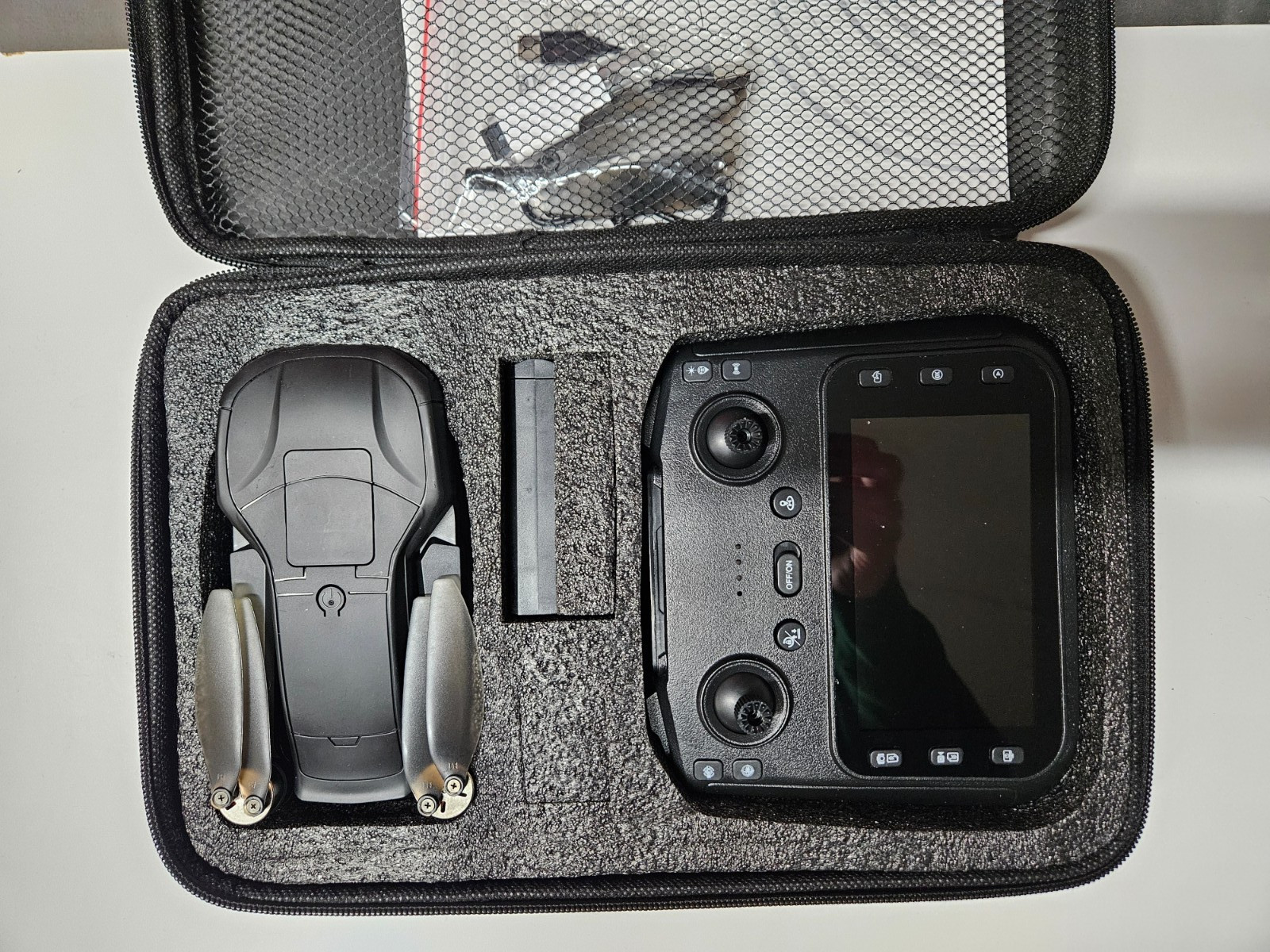 4K GPS Drone with Camera for Adults with 4.5” HD Screen Controller, Brushless