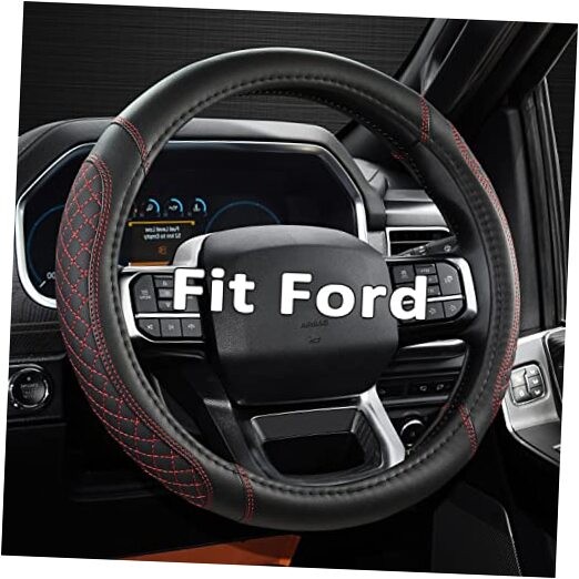  Customized Auto Car Steering Wheel Cover for Ford F-150, F-250, F-350, 