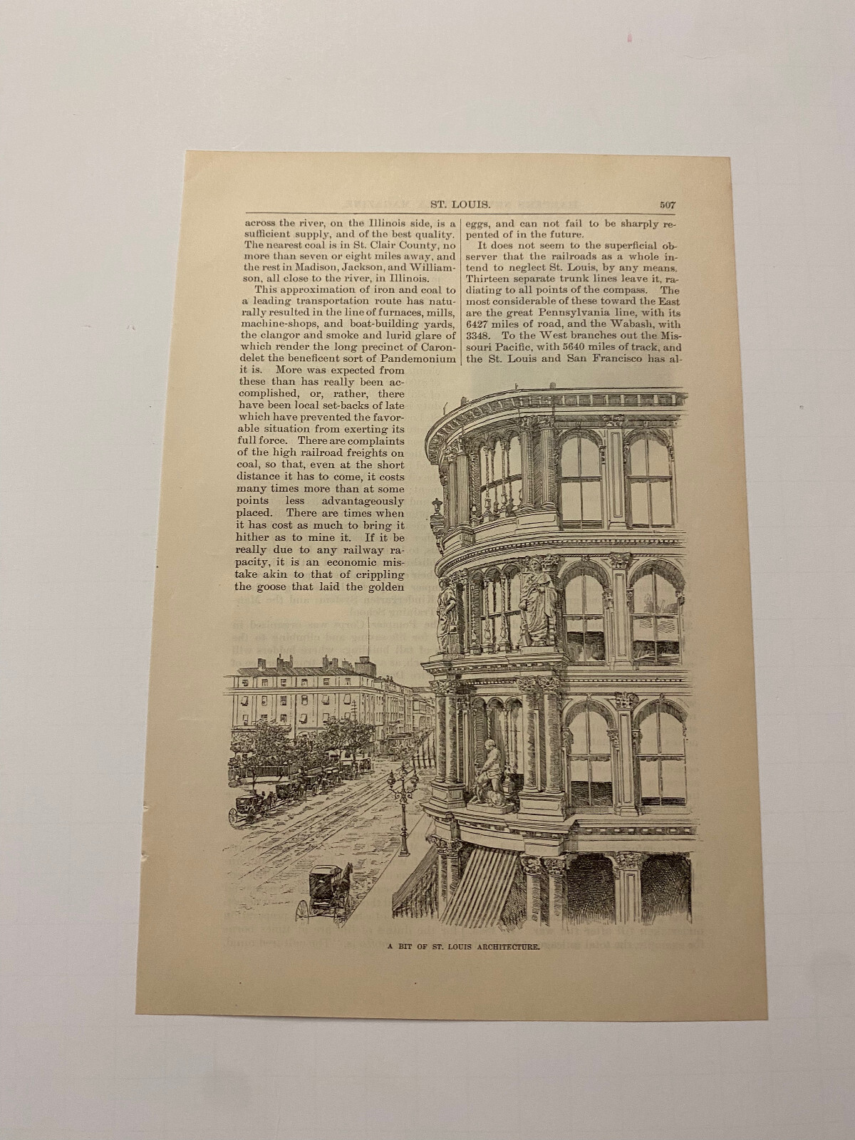 Henry Shaw Portrait St Louis Missouri Architecture c. 1883 Print