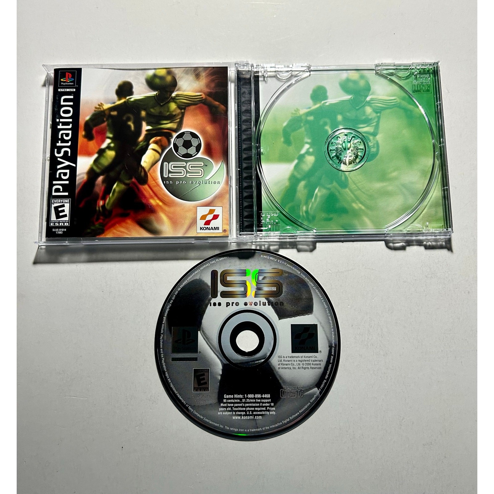 ISS Pro Evolution Soccer (PS1 PlayStation 1)works Complete CIB w/ reg🔥Nice!