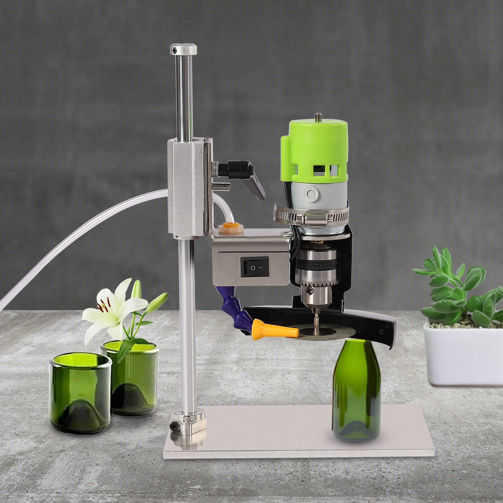 Electric Glass Bottle Cutter DIY Cutting Machine Beer Wine Jar Recycle Tool