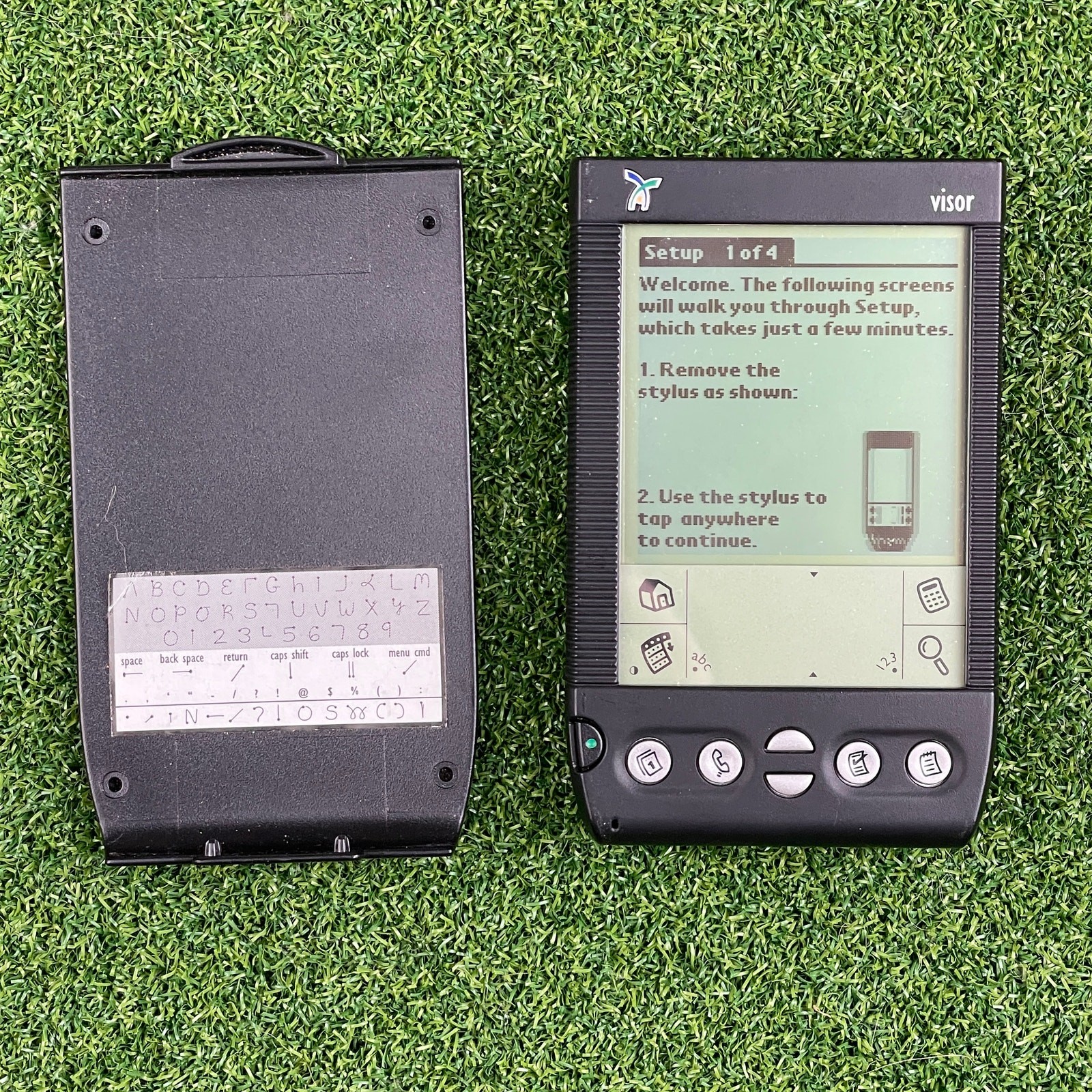 Vintage Handspring Visor Personal Digital Assistant (PDA) Palm OS 