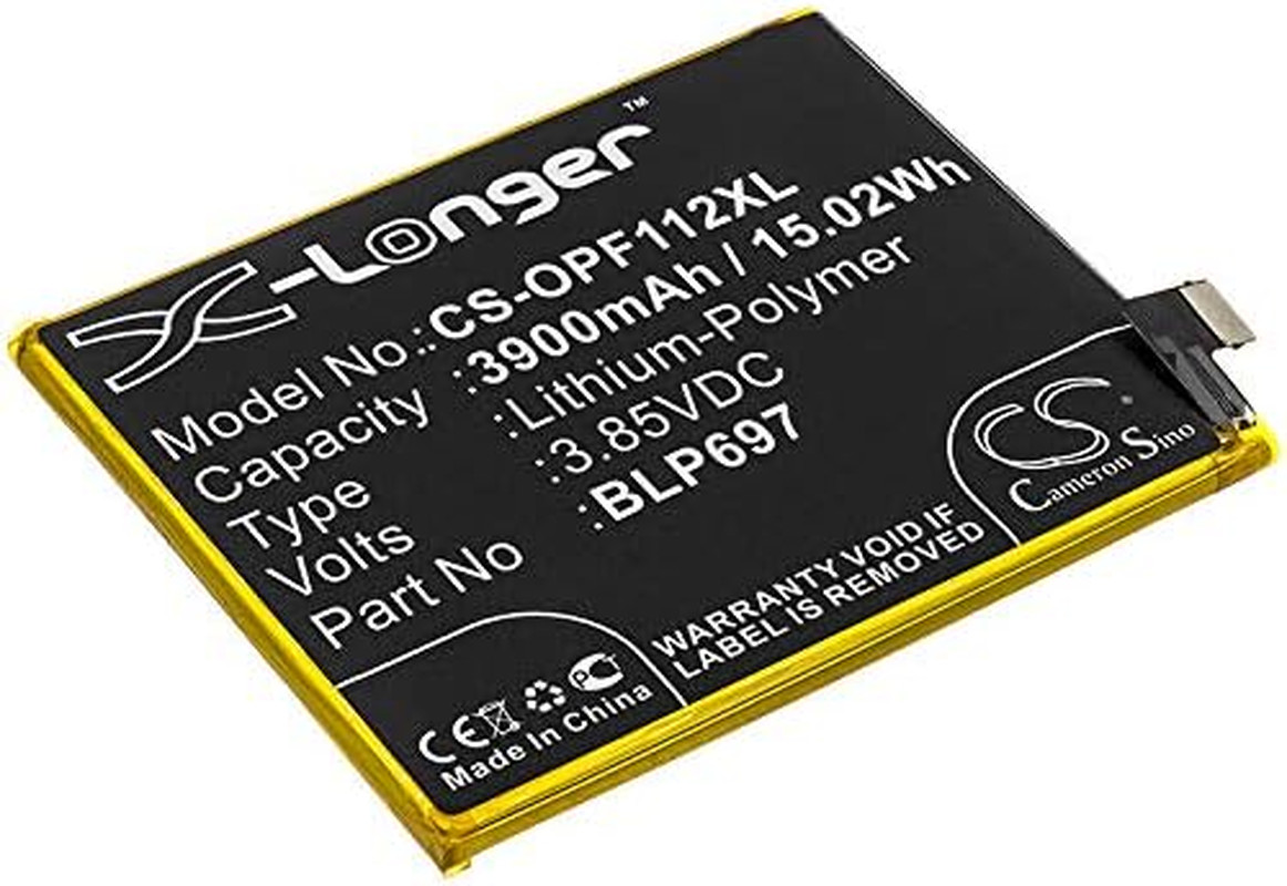 AQQXING New Rechargeable Battery for CPH1969, F11 Pro (3900Mah) BLP697