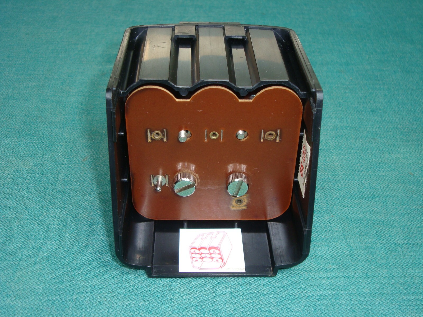 Battery Back for Vintage 1960's Symphonic Model TPS-5050, 3" Transistor Micro TV