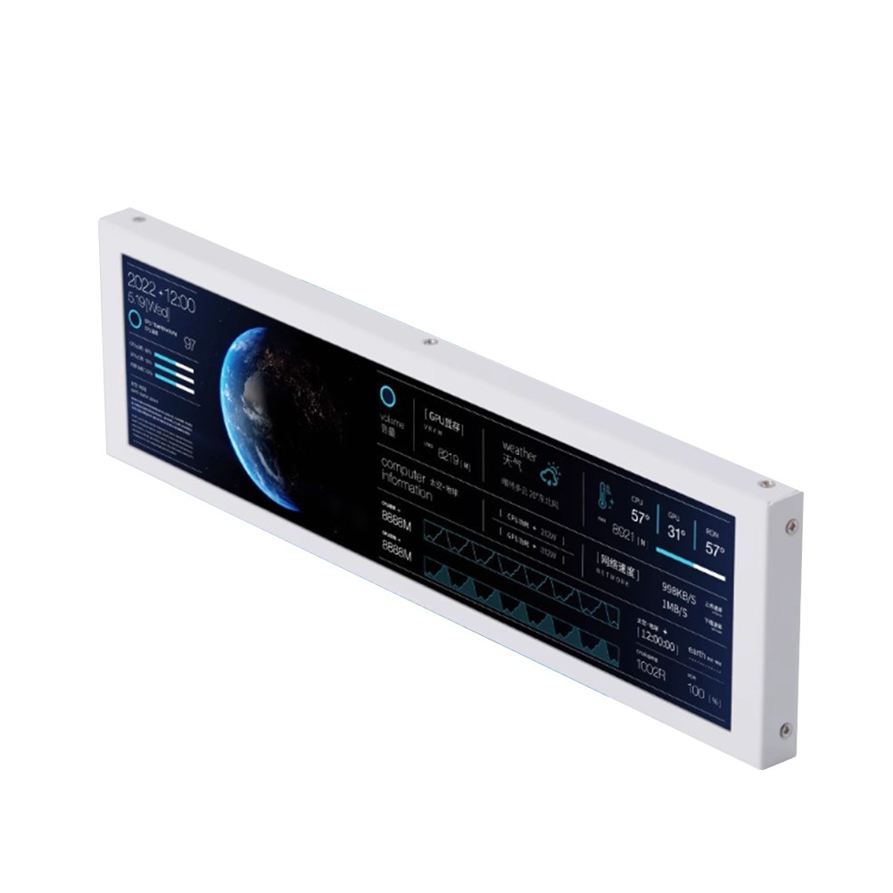 Turing 8.8Inch IPS Type-C Secondary Monitor -  Display Case for CPU, GPU, 9555