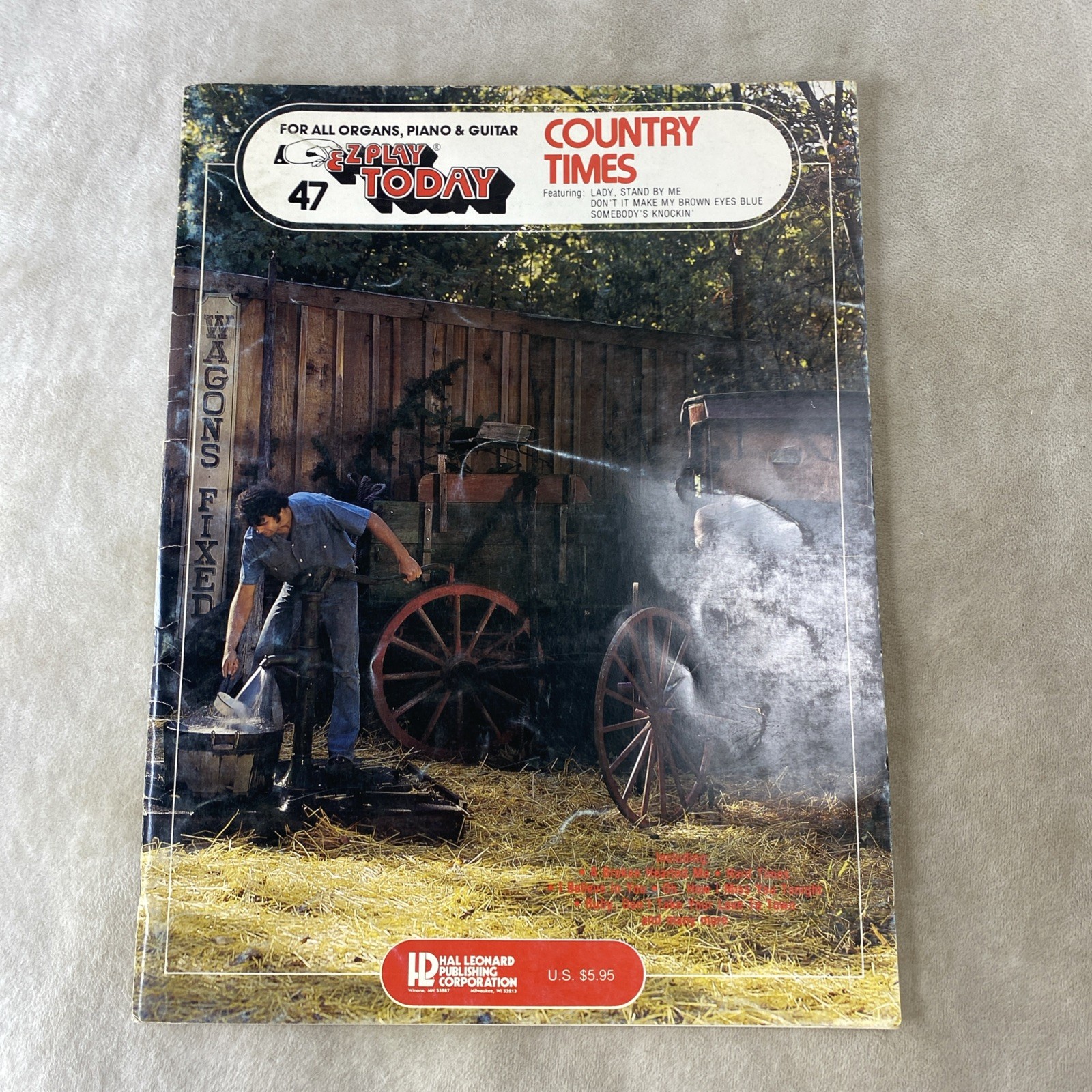 EZ Play Today Hal Lenard Organs Portable Keyboard Guitar #47 Country Times