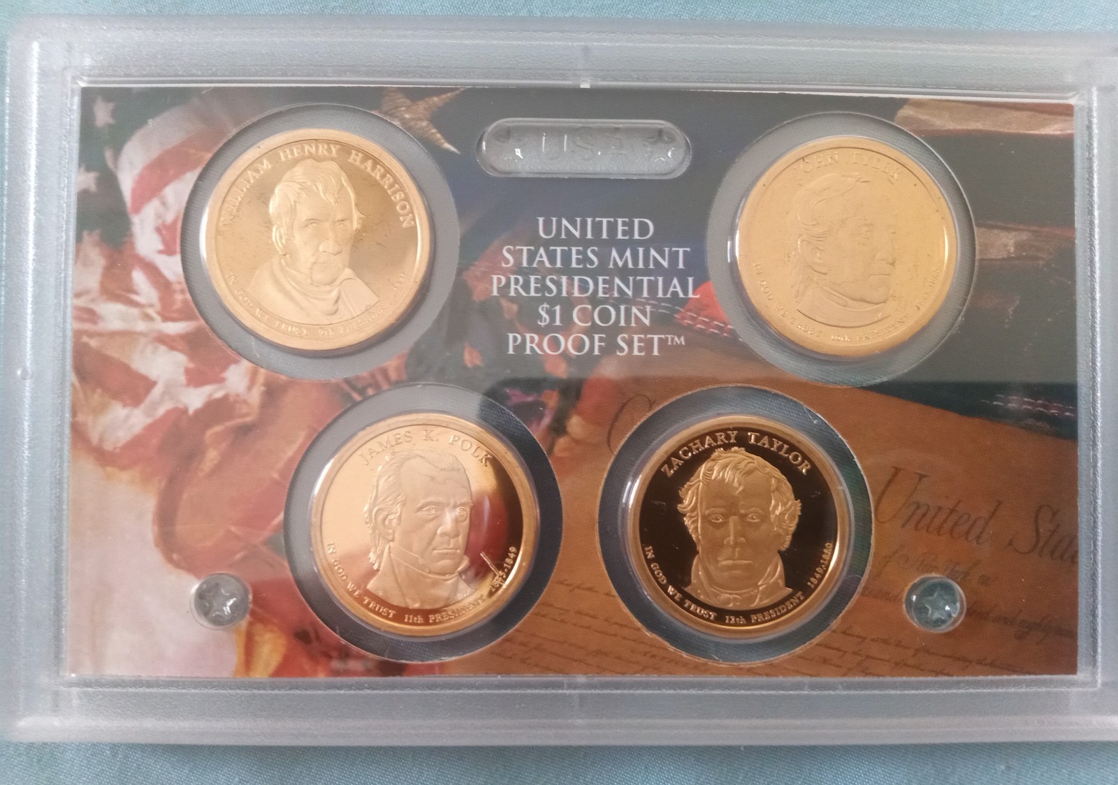 $1.00 Presidencial Proof Coin Set US Mint