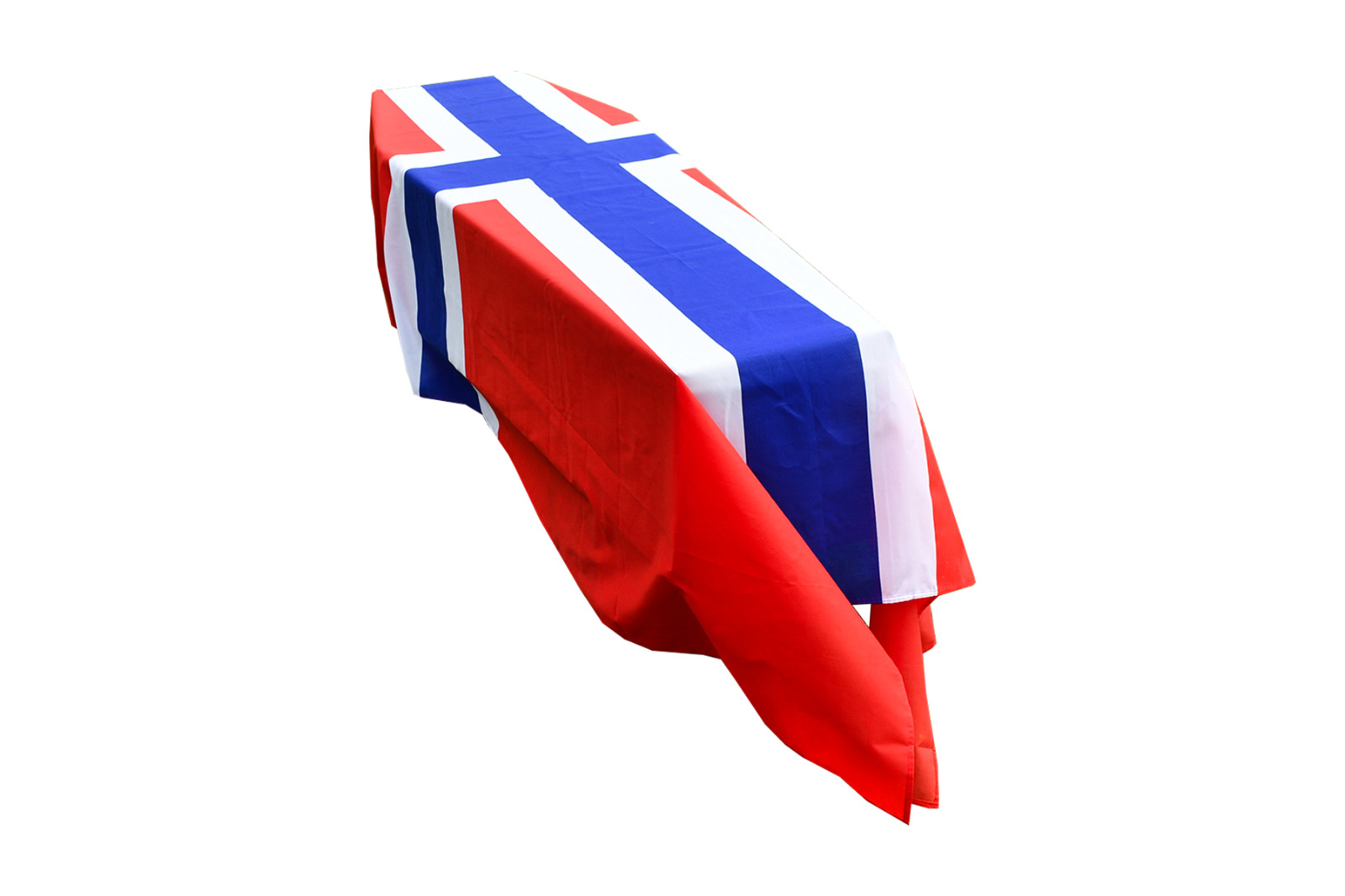 Norway Flag Coffin Drape - Quick Dispatch