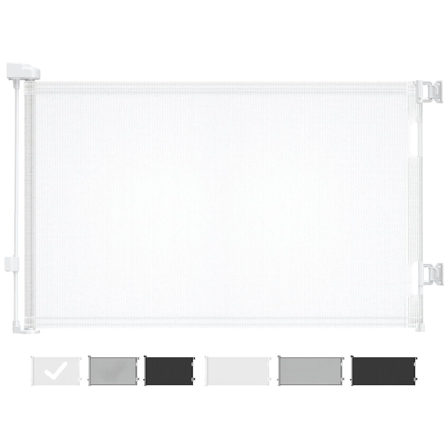 Cumbor Retractable Baby Gates, Mesh Dog Gate for The House, Baby Essentials...