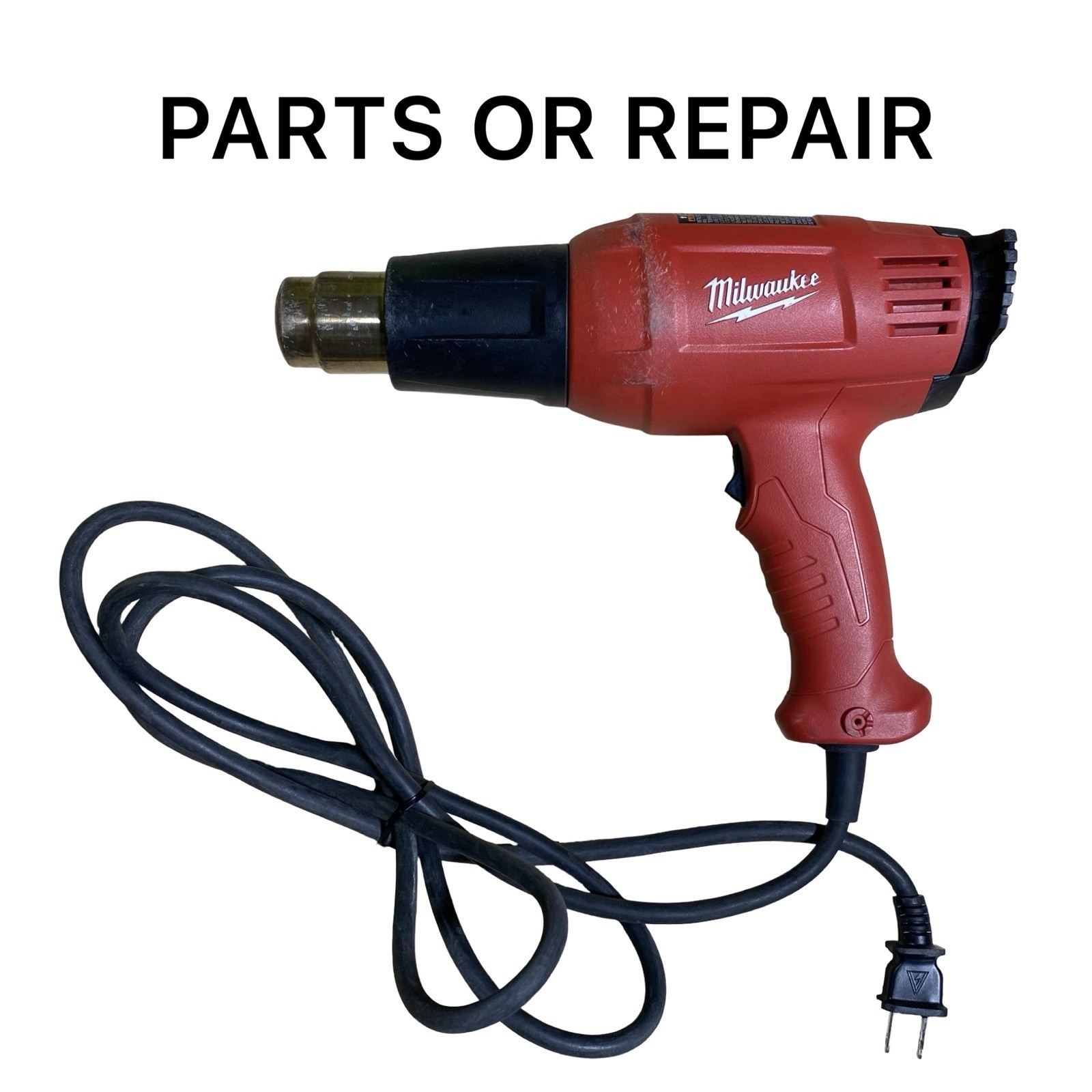 Milwaukee 8975-6 Dual Temperature Corded Heat Gun FOR PARTS OR REPAIR ONLY