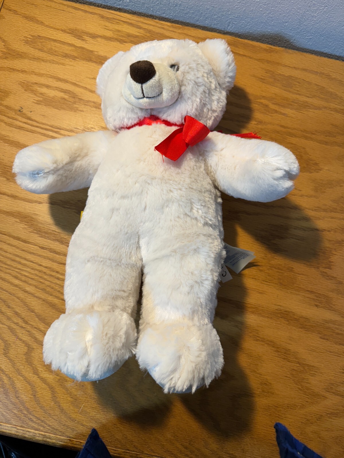 Build a Bear  Teddy Bear Plush WHITE 14"