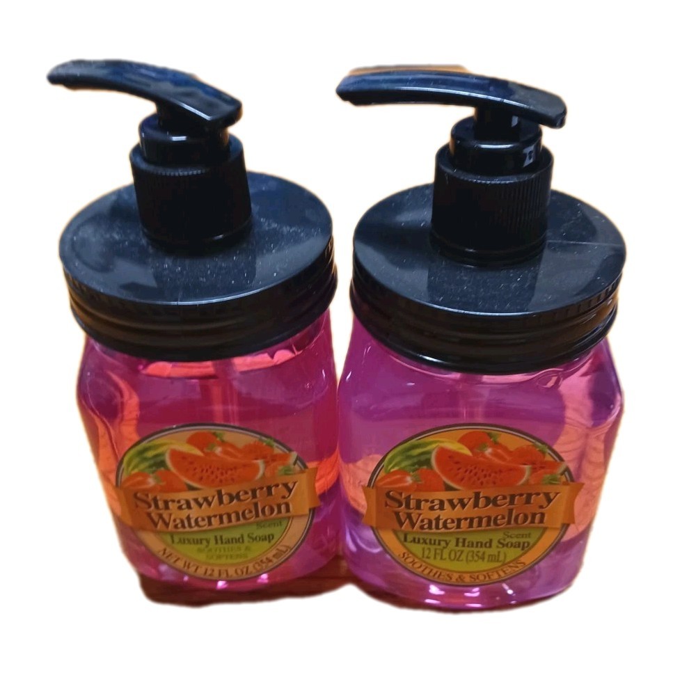 Luxury Hand Soap Strawberry Watermelon 12 Fl Oz