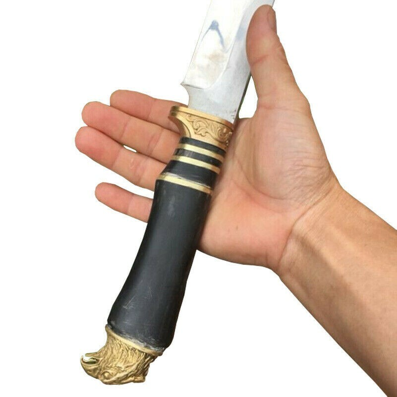 1X Brass Eagle Knife Pommel Bolster Finger Guard DIY for knife Making Handle