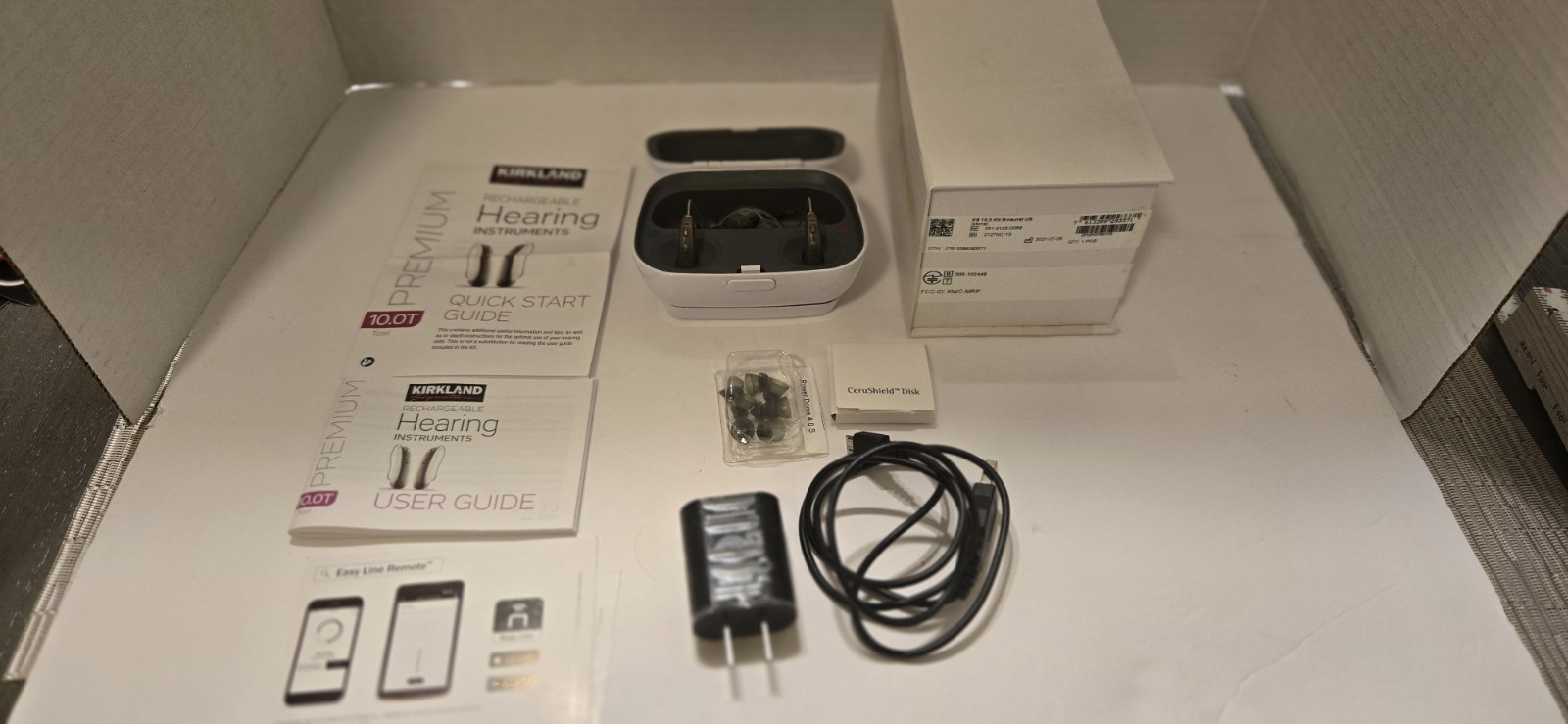 Kirkland Signature KS 10.0 Premium 10.0T Tcoil Digital Hearing Instruments Used