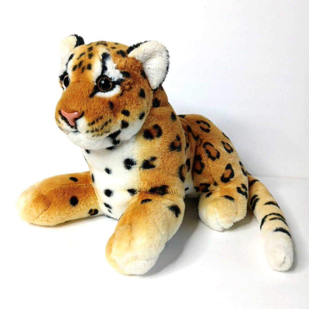 Burton And Burton Leopard Plush 13x9 Stuffed Animal Wild Cat
