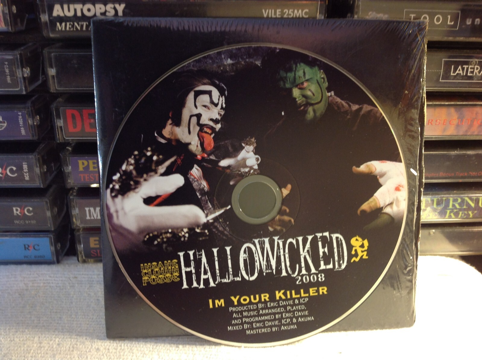 INSANE CLOWN POSSE I'M YOUR KILLER HORRORCORE CD 2008 HALLOWICKED OG ICP OOP