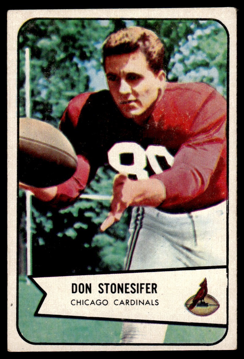 1954 Bowman Don Stonesifer Chicago Cardinals #48